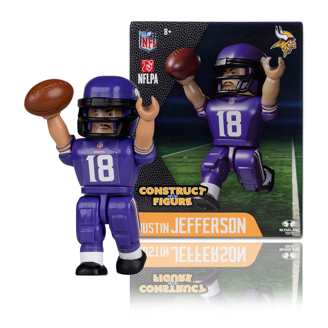 Justin Jefferson (Minnesota Vikings) Construct-a-Figure (PRE-ORDER