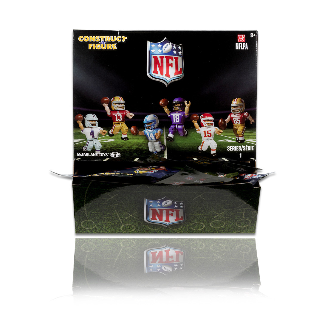 NFL Construct-a-Figure Series 1 Blind Bag CDU (36) Mini Figures