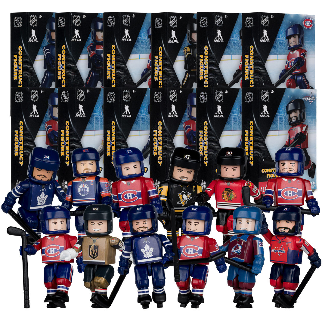 NHL Construct-a-Figure Series 1 Bundle (12) Mini Figures