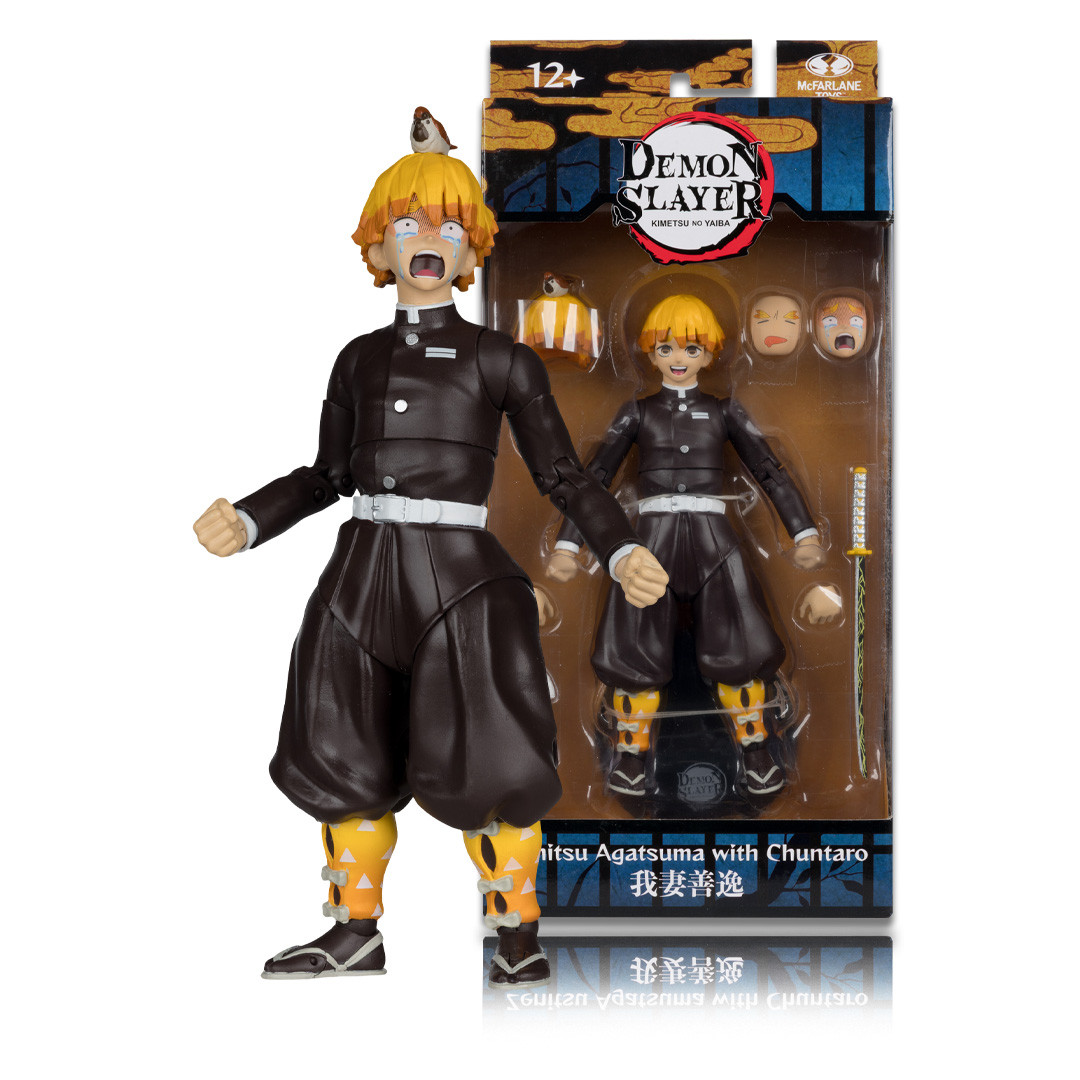 Zenitsu Agatsuma with Chuntaro/Mitsuri Kanroji/Giyu Tomioka (Demon
