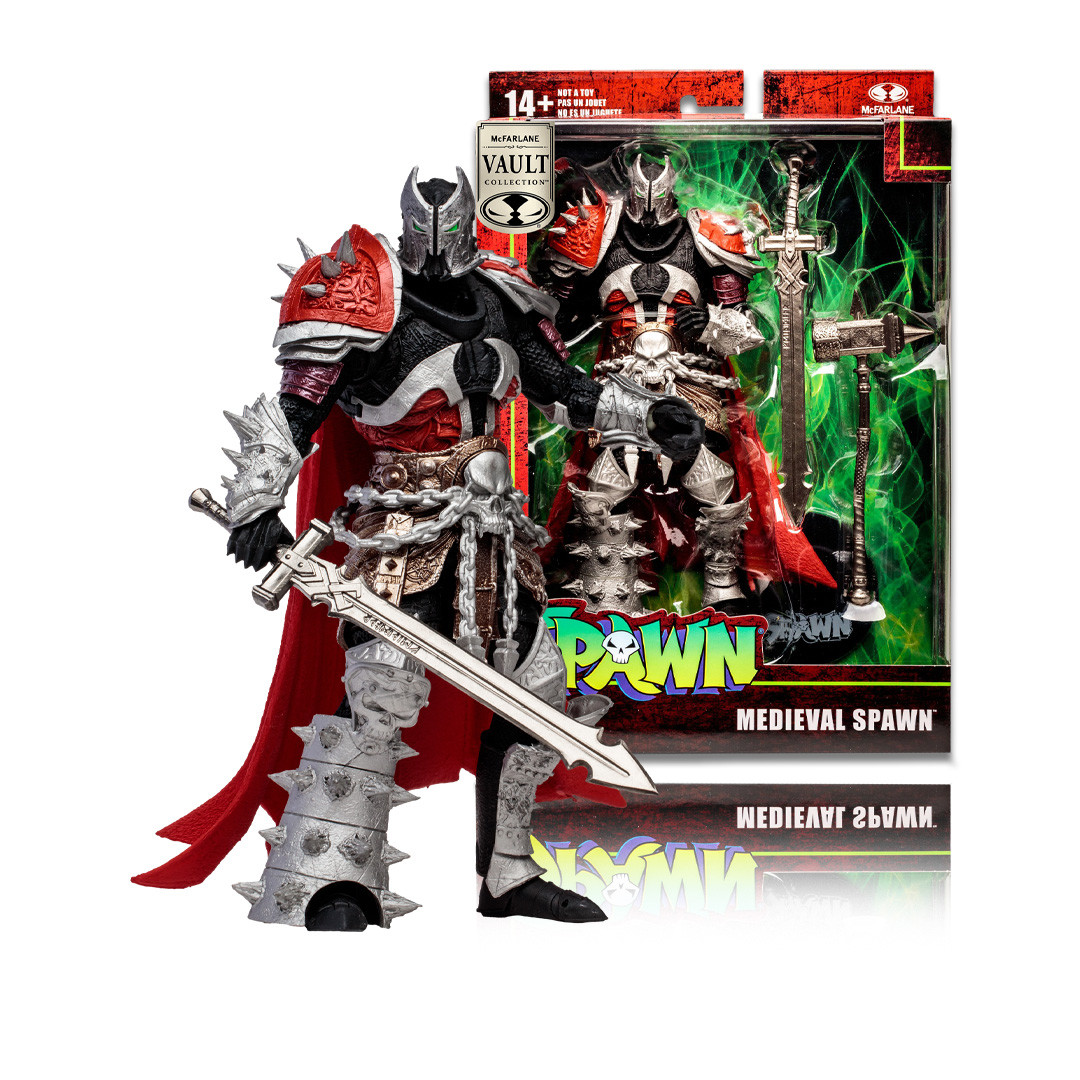 Medieval Spawn Black Edition フィギュア Medieval Spawn (Spawn) McFarlane Vault Collection 7