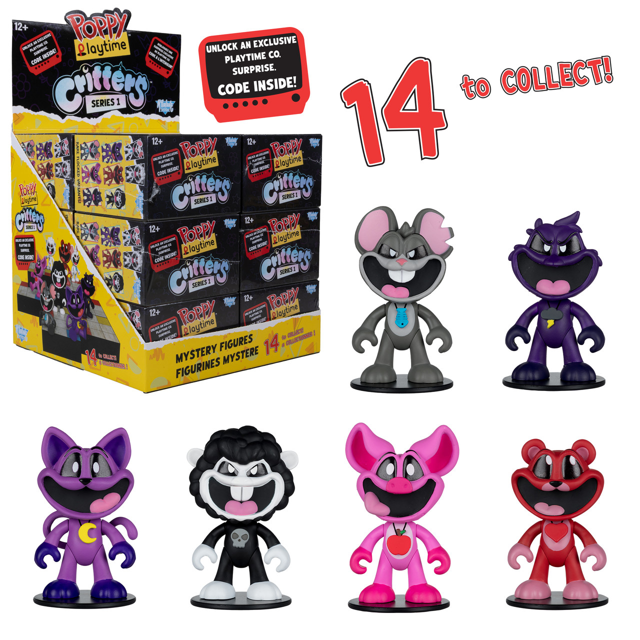 Poppy Playtime 2.5in Critter Mini Figure Blind Box (Series 1) CDU