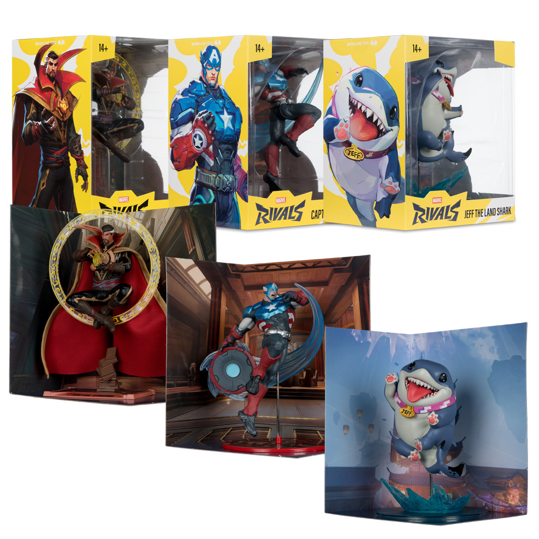 Doctor Strange/Captain America/Jeff The Land Shark (Marvel Rivals