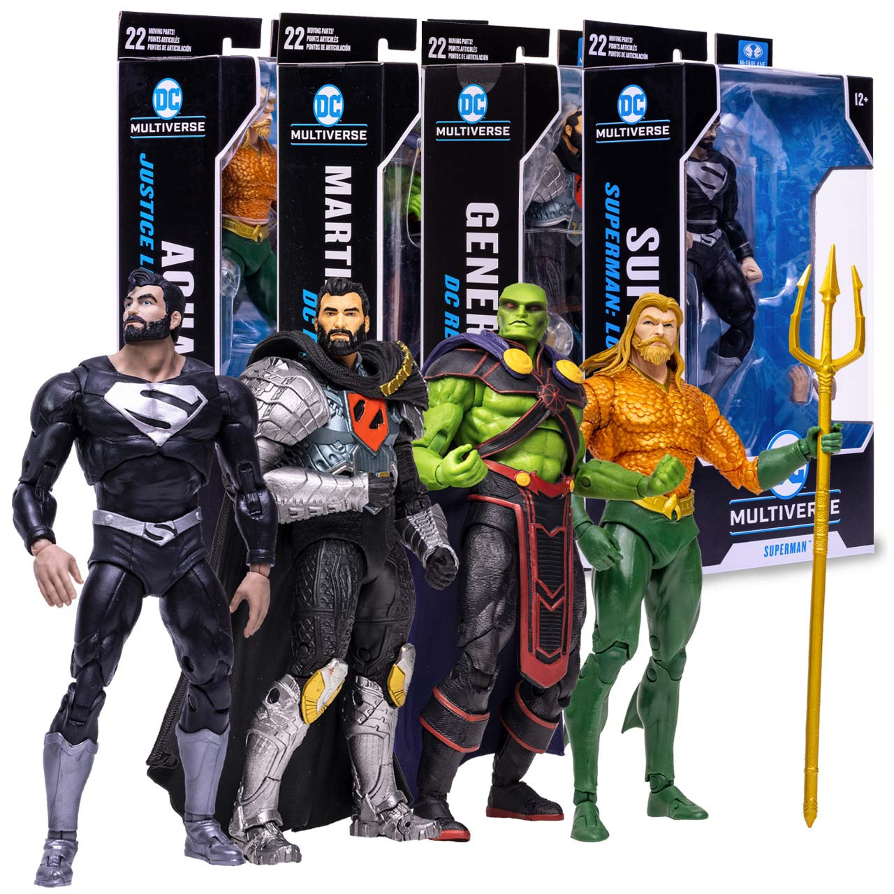 Solar Superman/Aquaman & General Zod/Martian Manhunter (DC Rebirth) Bundle  (4) 7