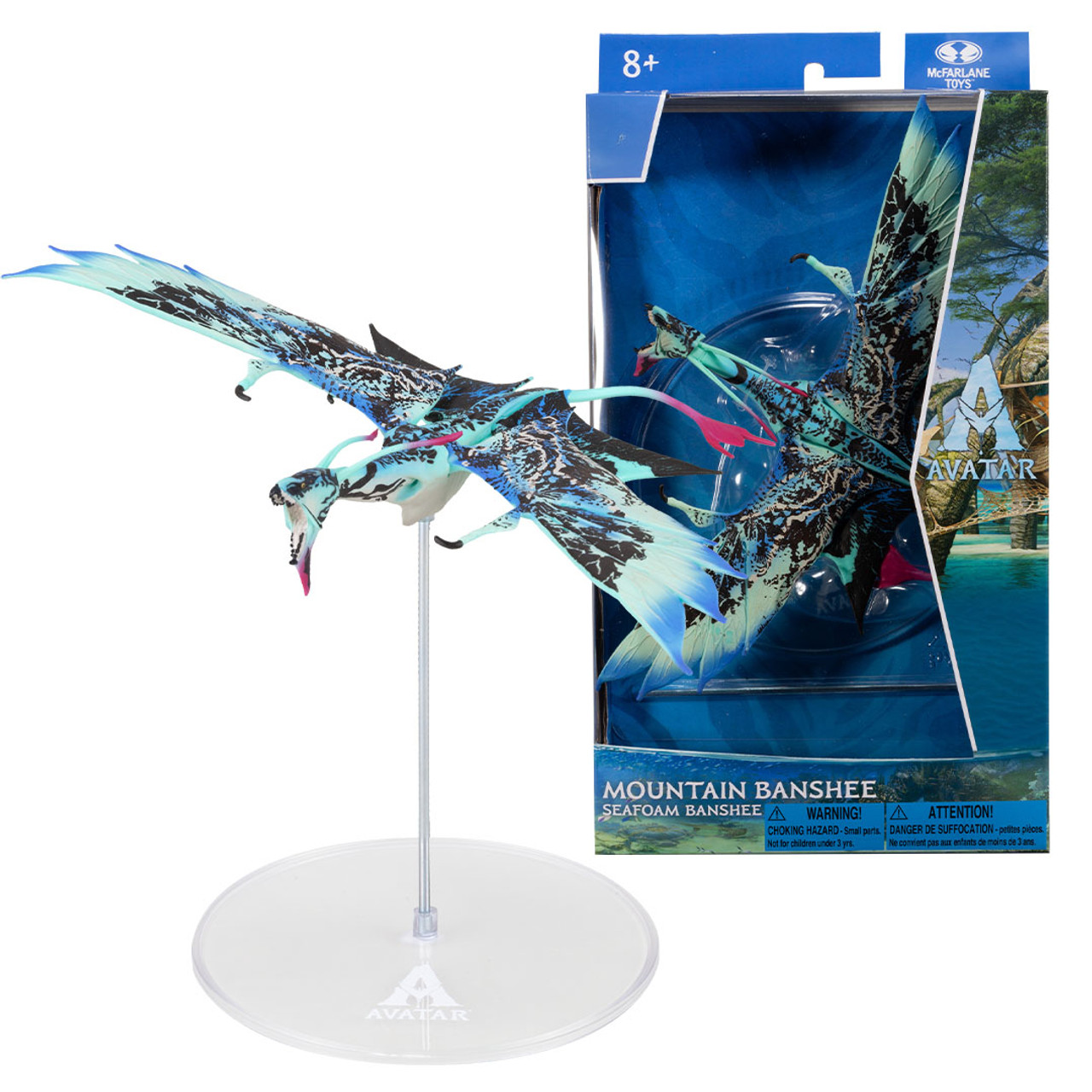 Mountain Banshee-Seafoam Banshee (Avatar: The Way of Water) World of  Pandora Figure