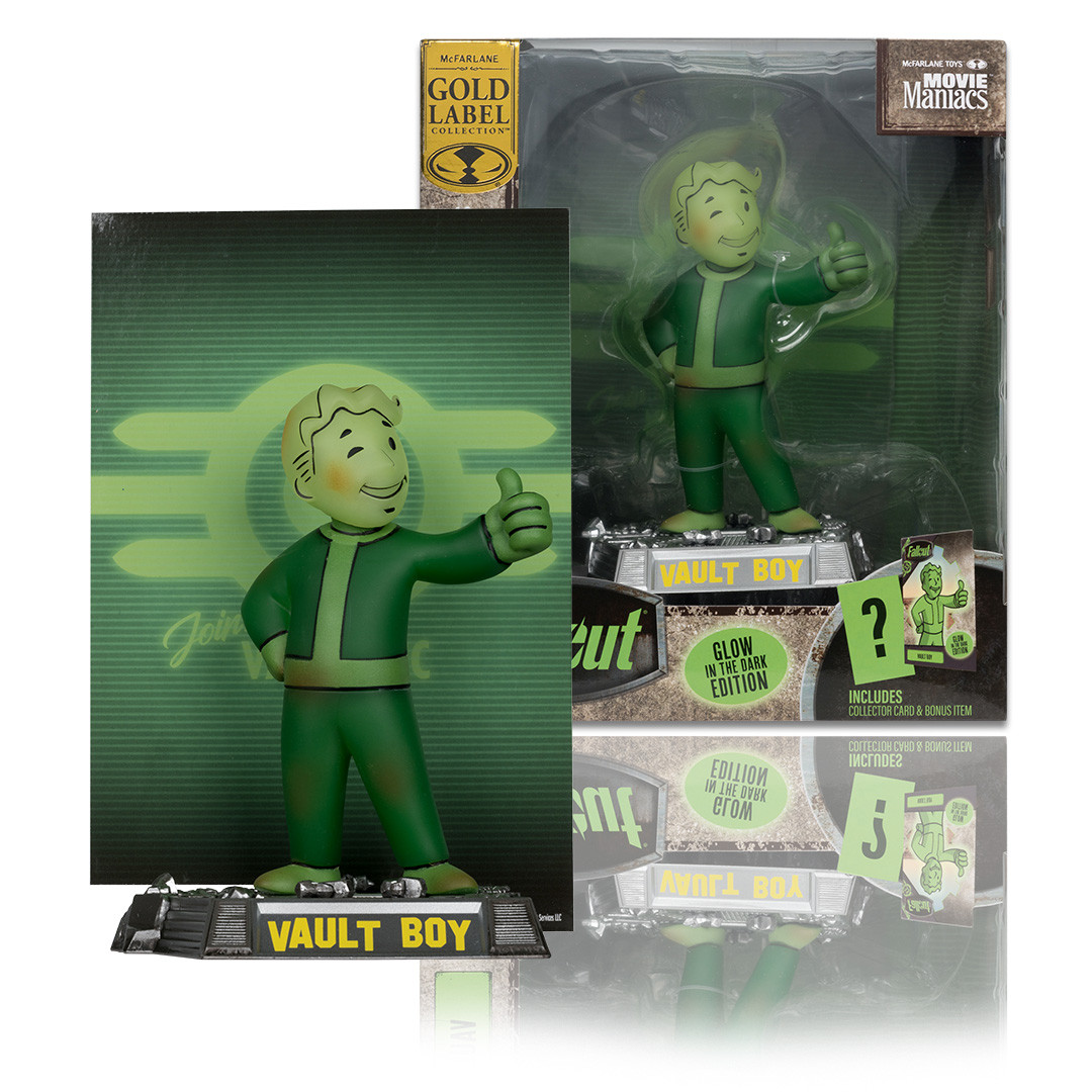 Figura McFarlane Fallout Vault Boy (versione 2) – 12,7 Cm, Con Accessori E Base