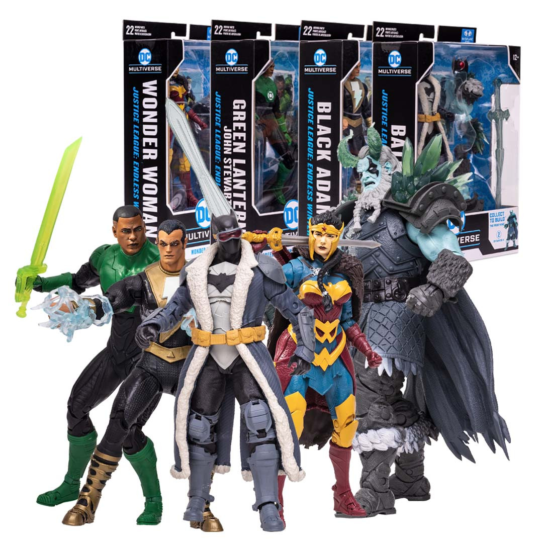 MCFARLANE TOYS DC Multiverso teschio atomico vs Superman etichetta oro