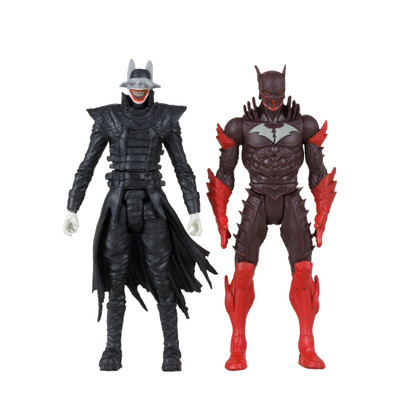 Batman Who Laughs & Red Death w/Comic (Page Punchers) 3" 2-Pack