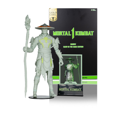 Raiden (Mortal Kombat) Glow In The Dark Edition Gold Label 7" Figure