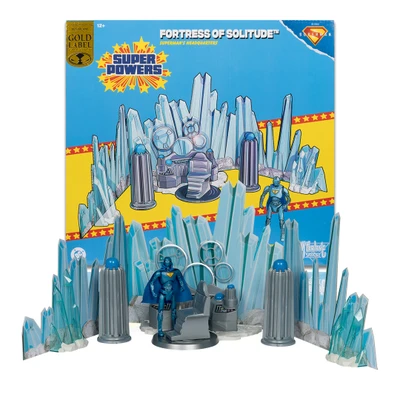 Fortress of Solitude Superman's Headquarters w/Robot (DC Super Powers: Superman Movie) Gold Label  Playset
