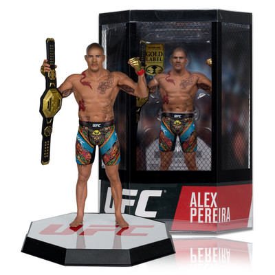 Alex Pereira (UFC) 7" Gold Label Figure McFarlane's SportsPicks w/Digital Collectible Exclusive