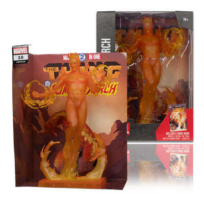 Human Torch (Marvel 2-in-One #10) 1:6th Scale Collectible Figure w/Scene