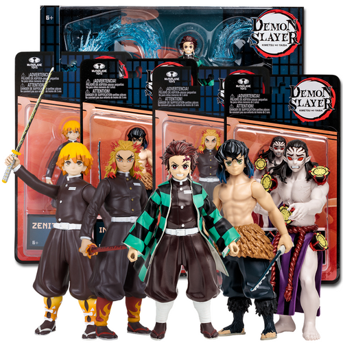 Custom Made 4pieces Demon Slayer Kimetsu Noyaiba Cartoon Anime Figure Set  for Kids Toys  China Demon Slayer and 7cm High price  MadeinChinacom