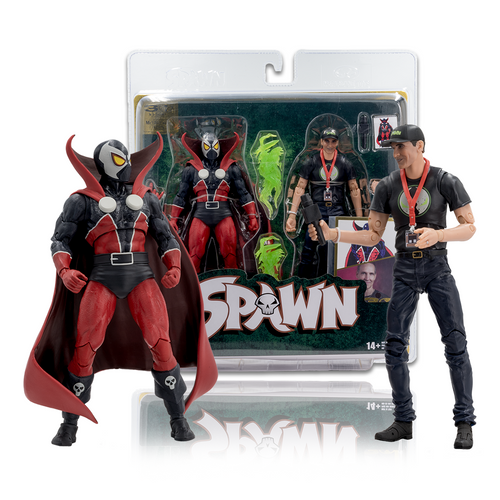 Spawn & Todd McFarlane (Spawn) 2-Pack 7" Figures McFarlane Toys 30th Anniversary (PRE-ORDER ships July)