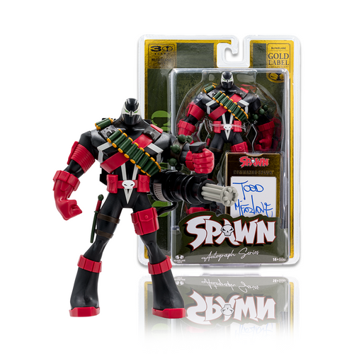 Commando Spawn (Digitally Remastered) Todd McFarlane Autographed Series GOLD LABEL 7" Figure McFarlane Toys 30th Anniversary