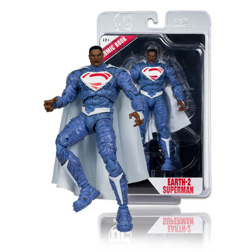 Earth-2 Superman w/Comic (DC Page Punchers: Ghosts of Krypton) 7" Figure (PRE-ORDER ships May)