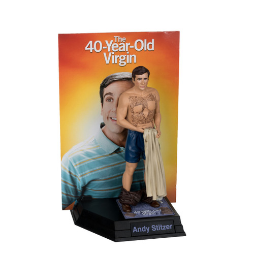 Andy Stitzer (Movie Maniacs: The 40-Year-Old Virgin) 6" Posed Figure w/McFarlane Toys Digital Collectible