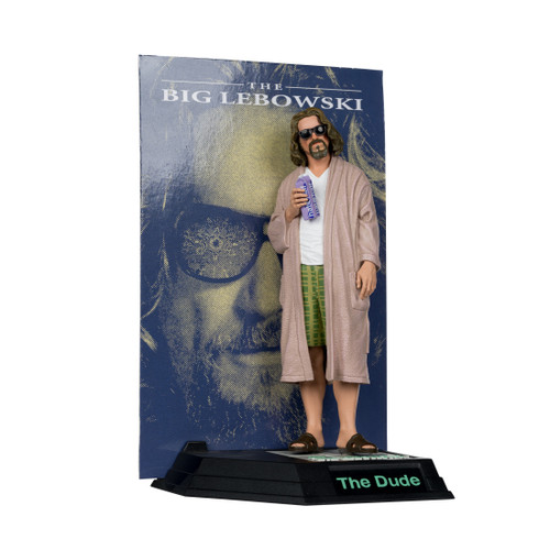 The Dude (Movie Maniacs: The Big Lebowski) 6" Posed Figure w/McFarlane Toys Digital Collectible