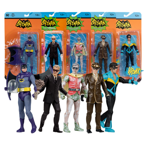 DC Retro: Batman 66 Wave 10 Bundle (5) 6" Figures