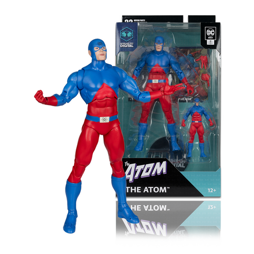 The Atom (DC: The Silver Age) 7" Figure w/McFarlane Toys Digital Collectible