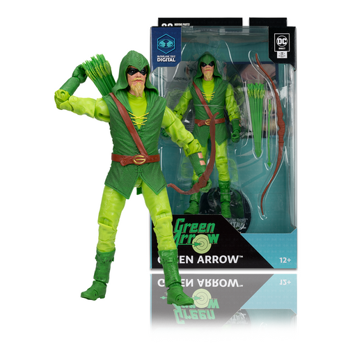 Green Arrow (Longbow Hunter) 7" Figure w/McFarlane Toys Digital Collectible (PRE-ORDER ships July)