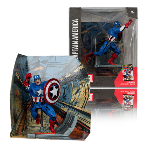 Captain America (Captain America #100) 1:10th Scale Collectible Figure w/Scene