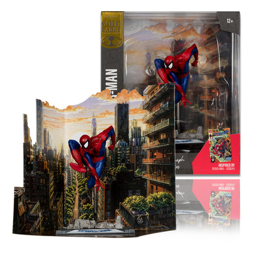 Spider-Man (Spider-Man #6)  1:10th Scale Collectible Figure w/Scene & Comic Autograph Series Gold Label