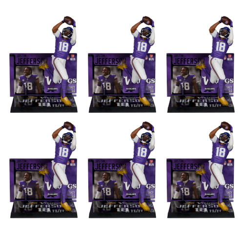 Justin Jefferson (Minnesota Vikings) NFL Factory Sealed Case (6