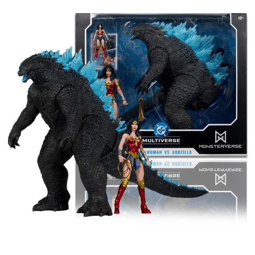 Wonder Woman vs. Godzilla (Justice League vs. Godzilla vs. Kong) 2-Pack