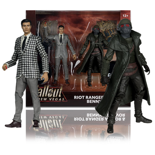 Riot Ranger Armor & Benny (Fallout New Vegas) 2-Pack 7" Figure