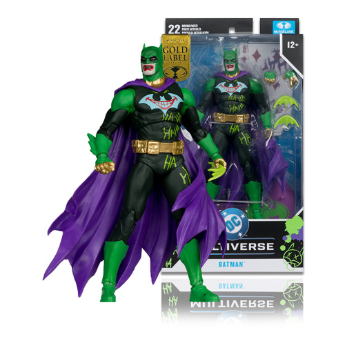 Batman (Joker War) Jokerized Gold Label 7" Figure