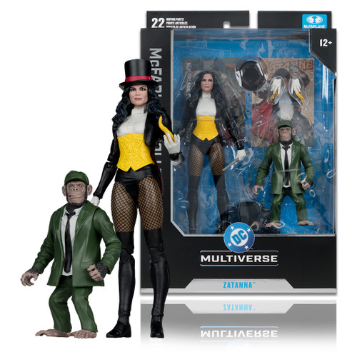 Zatanna w/Detective Chimp (DC Classic) McFarlane Collector Edition 7" Figure (PRE-ORDER ships January)