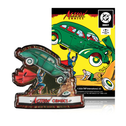 Superman (Action Comics #1) McFarlane Toys Statue 3D Metal Pin