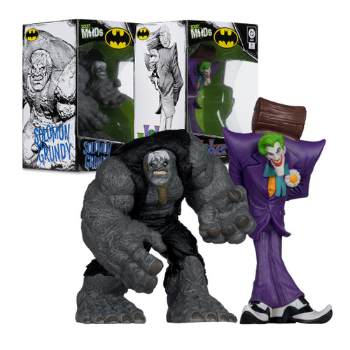 The Joker/Solomon Grundy (Todd's Mods) Limited Edition Collector Vinyl Gold Label Bundle (2) 4.5" Posed Figures (PRE-ORDER ships March)