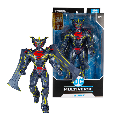 Superman (Energized Unchained Armor) Gold Label 7" Figure