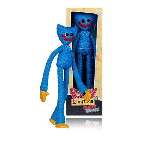 Huggy Wuggy (Poppy Playtime) Bendable 12" Figure (PRE-ORDER ships April)