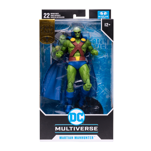 Martian Manhunter Gold Label 7" Figure- RWD