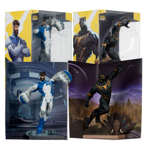 Mr. Fantastic/Black Panther (Marvel Rivals) Bundle (2) 1:6th Scale Posed Figures (PRE-ORDER ships July)