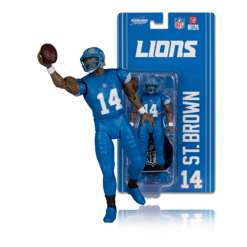 Amon-Ra St. Brown (Detroit Lions) 6" Articulated Figure (PRE-ORDER ships August)
