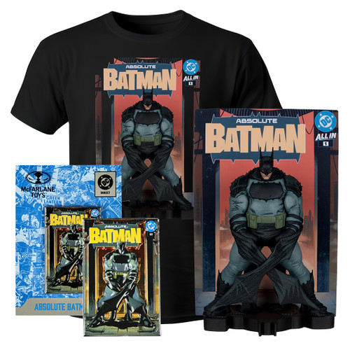 Absolute Batman #1 Statue/Shirt/Pin Bundle (3) (PREORDER ships January)