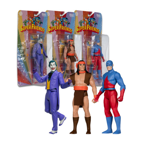 DC Retro: Super Friends Wave 6 (3) 6" Figures (PRE-ORDER ships September)
