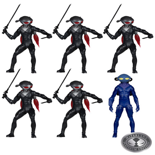 Black Manta (DC Classic)  McFarlane Collector Edition Factory Sealed Case (6) w/Chase (PRE-ORDER ships September)