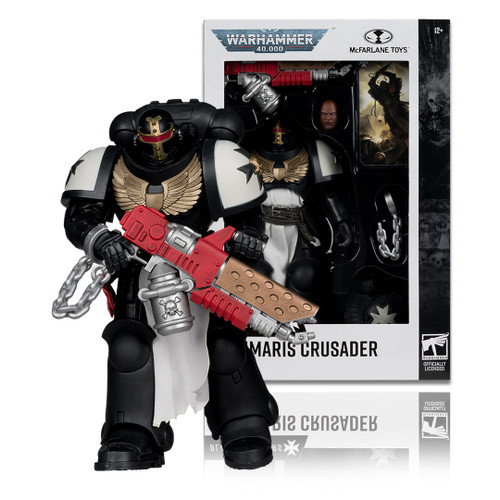 Primaris Crusader: Black Templars (Warhammer 40000) 7" Figure (PRE-ORDER Ships September)