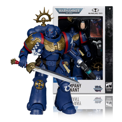 Total War 3rd Company Lieutenant: Ultramarines (Warhammer 40000: Dawn of War 4) 7" Figure (PRE-ORDER Ships September)