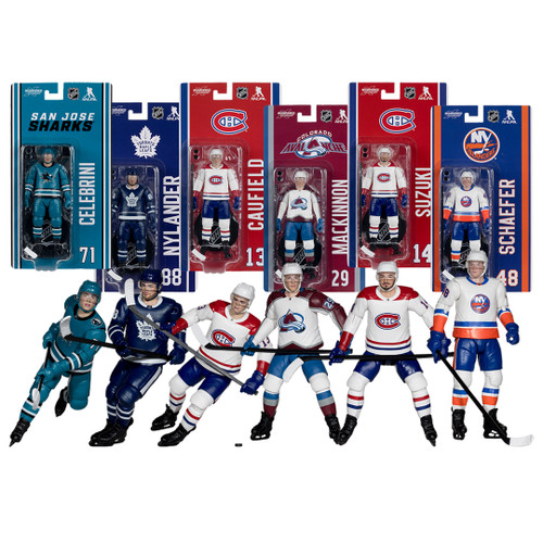 NHL 6" Articulated Figures Wave 2 Bundle (6)