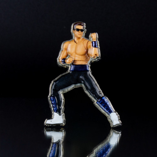 Johnny Cage (Mortal Kombat Klassic) Toy Photography 3D Metal Pin