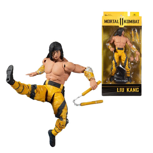 Liu Kang Fighting Abbot Variant (Mortal Kombat) 7" Figure