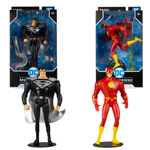 Superman/The Flash (Superman: The Animated Series) 7" Figures Bundle (2)