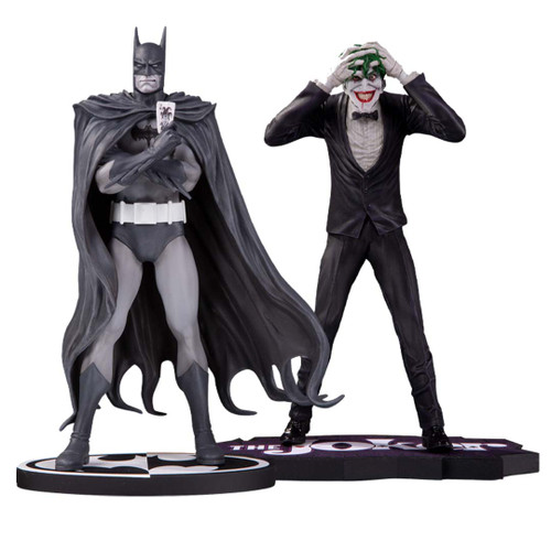 Batman Black & White/The Joker Purple Craze by Brian Bolland (DC Direct) Bundle (2) 7" Statues Batman Black & White/The Joker Purple Craze by Brian Bolland (DC Direct) Bundle (2) 7" Statues