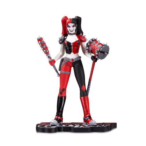 Harley Quinn Red White & Black by Amanda Conner (DC Direct) 7" Resin Statue